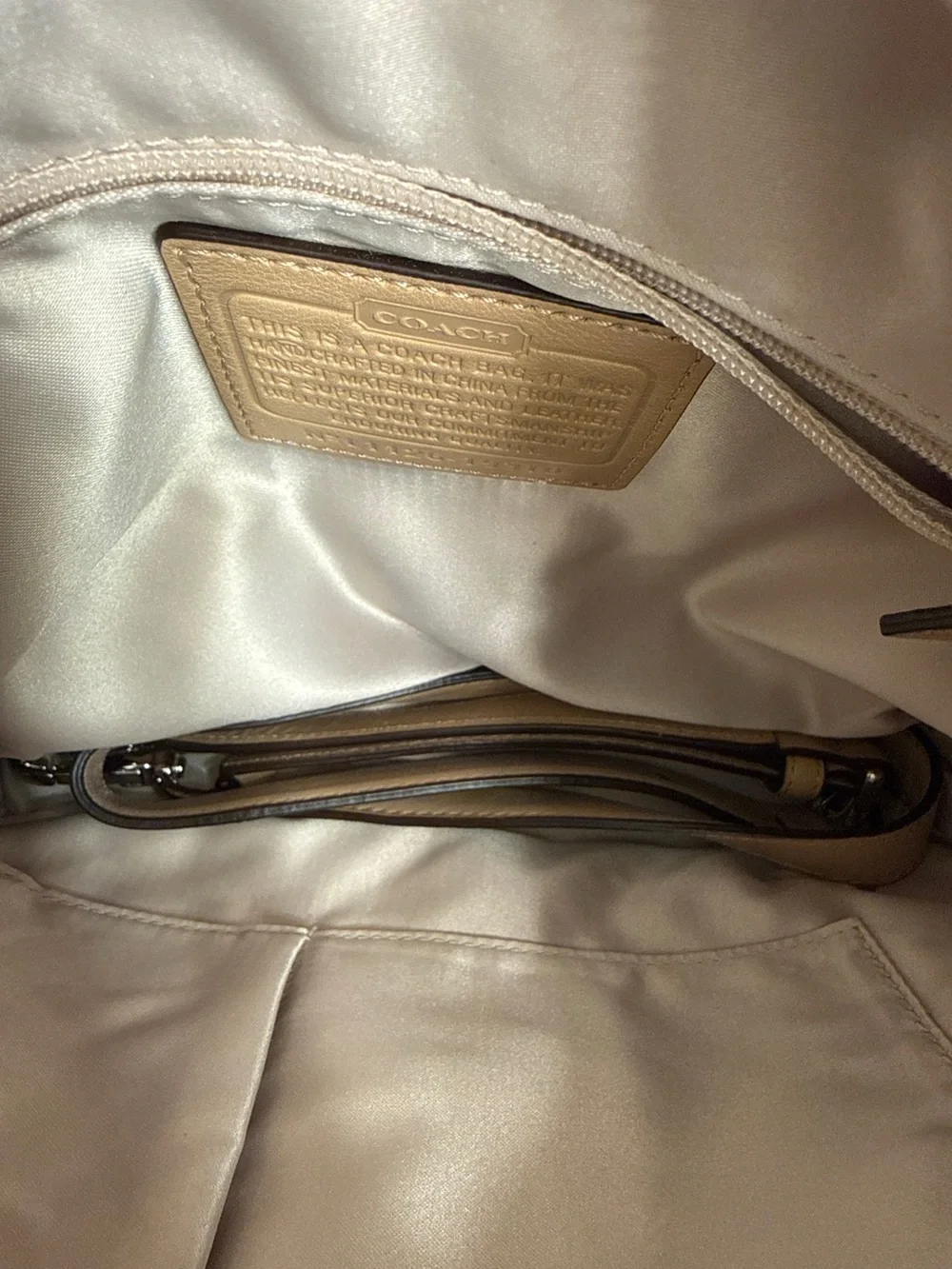 COACH KRISTIN SPECTATOR LEATHER HOBO NWOT